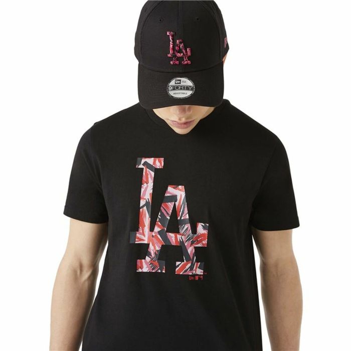 Camiseta de Manga Corta Hombre New Era LA Dodgers MLB Negro 4