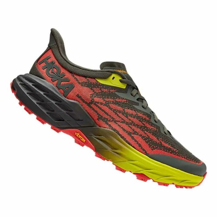 Zapatillas de Running para Adultos HOKA SpeedGoat 5 Rojo Negro Hombre 2