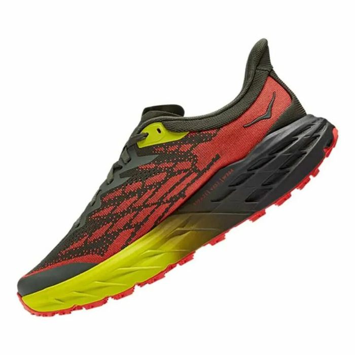 Zapatillas de Running para Adultos HOKA SpeedGoat 5 Rojo Negro Hombre 1