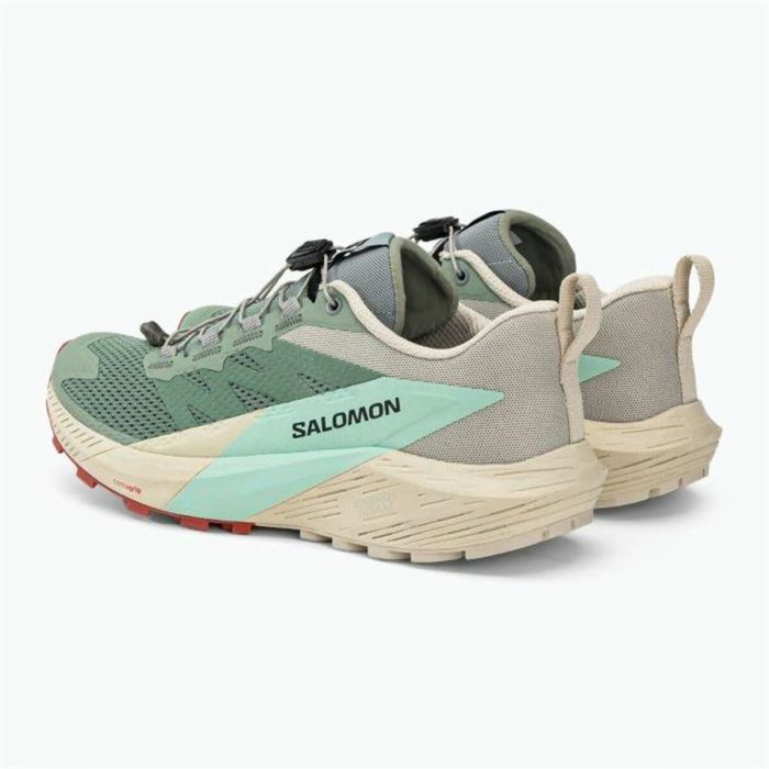 Zapatillas Deportivas Mujer Salomon Sense Ride 5 Montaña Verde Beige 5