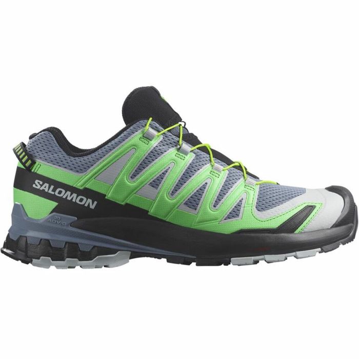 Zapatillas de Running para Adultos Salomon XA Pro 3D V9 Flint Stone Verde limón