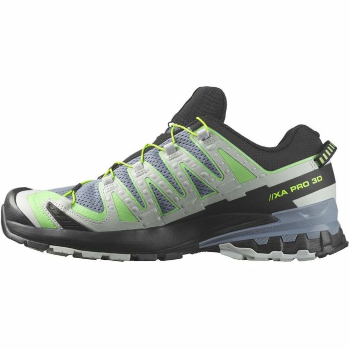 Zapatillas de Running para Adultos Salomon XA Pro 3D V9 Flint Stone Verde limón 5