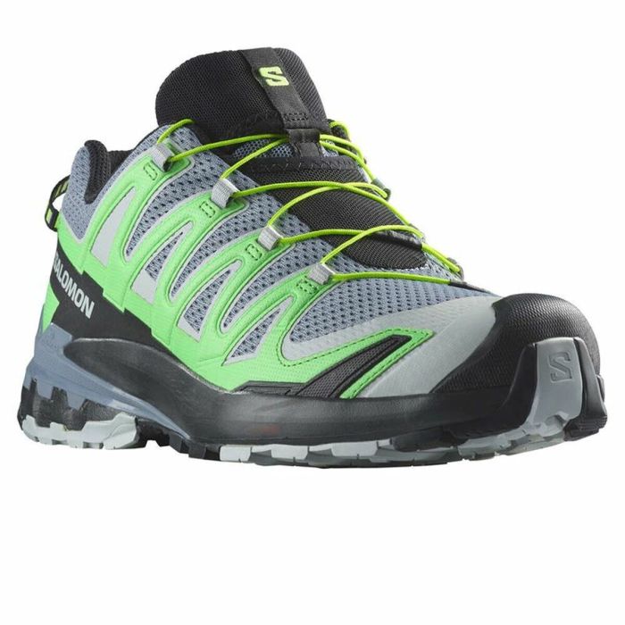 Zapatillas de Running para Adultos Salomon XA Pro 3D V9 Flint Stone Verde limón 2