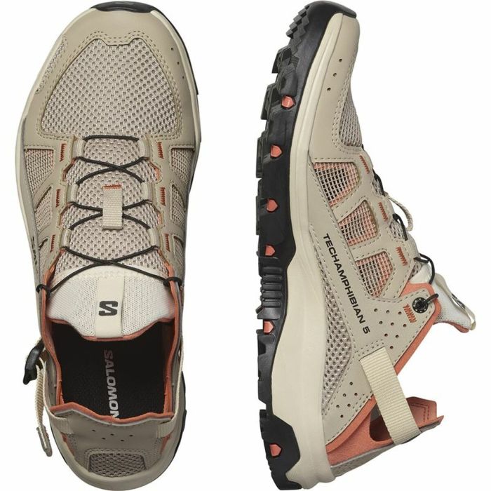 Zapatillas de Running para Adultos Salomon Techamphibian 5 Marrón claro 4