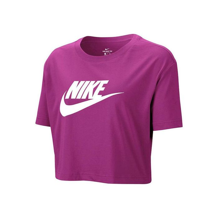 Camiseta de Manga Corta Mujer TEE ESSNT CRP ICN FTR BV6175 Nike 610 Rosa