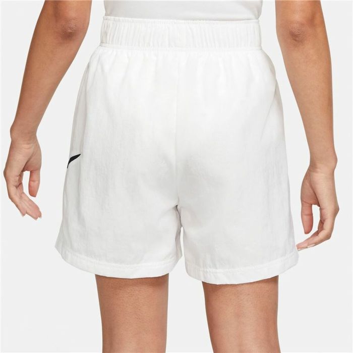 Pantalones Cortos Deportivos para Mujer Nike Sportswear Essential Blanco 3