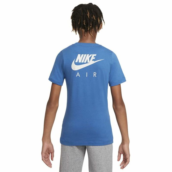 Camiseta de Manga Corta Infantil Nike Air Azul 2