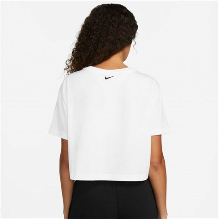 Camiseta de Manga Corta Mujer Nike Sportswear Blanco 3