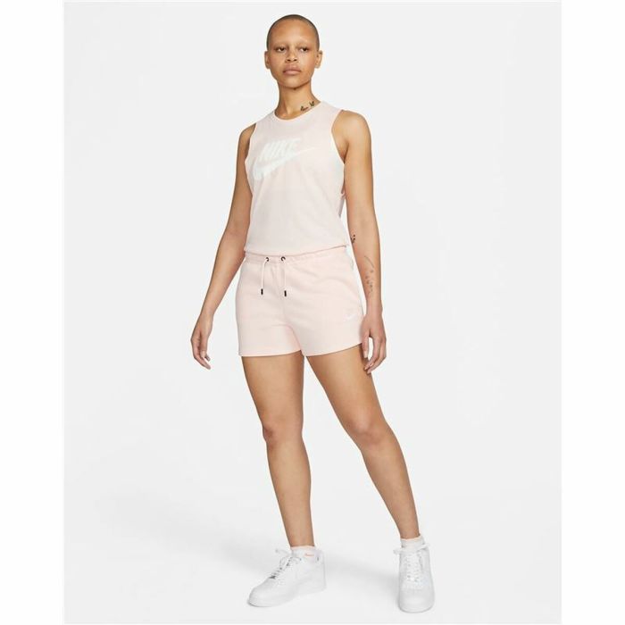 Pantalones Cortos Deportivos para Mujer Nike Essential Rosa 1
