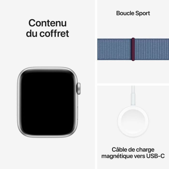 Smartwatch Apple SE Azul Plateado 44 mm 1
