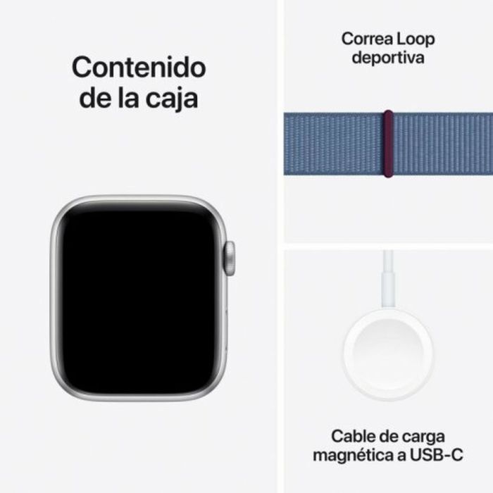 Smartwatch Apple Watch SE GPS 40mm 44 mm Azul Plateado 2