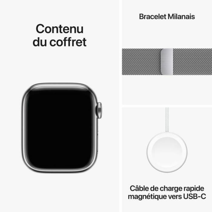 Smartwatch Apple Series 9 Plateado 41 mm 1