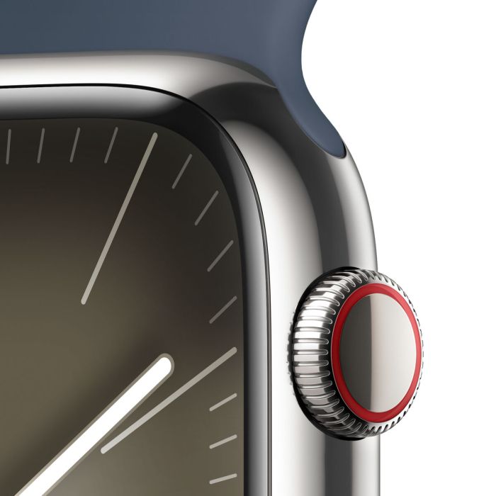 Smartwatch Apple S9 1,9" Azul Plateado Ø 45 mm 1