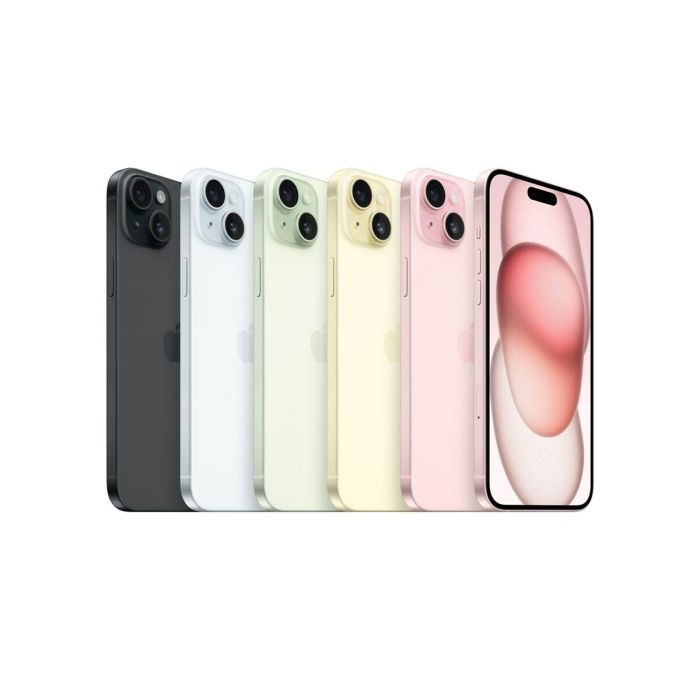 Smartphone iPhone 15 Plus Apple MU103SX/A 6,7" A16 128 GB Rosa 2