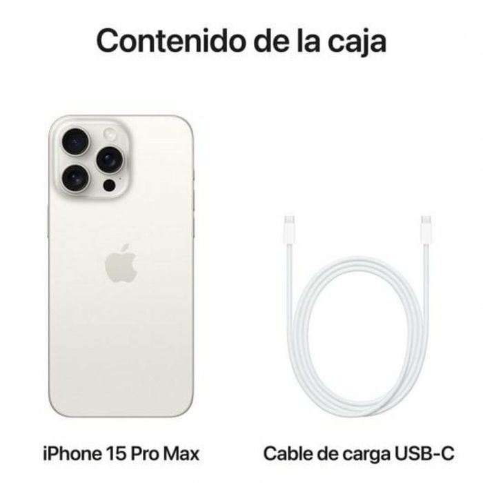 Smartphone Apple iPhone 15 Pro Max 6,7" 1 TB Blanco 1