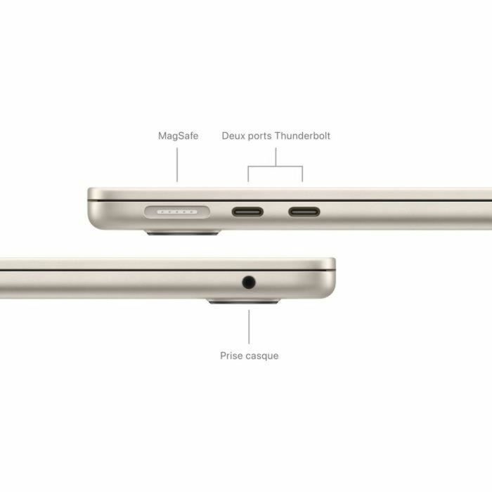 Laptop Apple MacBook Air M3 (2024) M3 8 GB RAM 256 GB SSD AZERTY 2