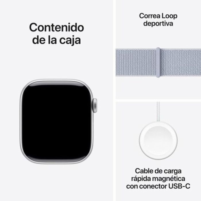 Smartwatch Apple MWWD3QL/A Plateado 1