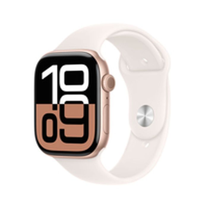 Apple Watch Series 10 46Mm Aluminium Rose Gold & Blush Pink Sport Strap Gps+Cellular MWY73QL/A