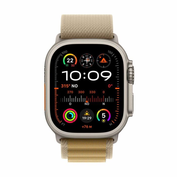 Smartwatch Apple MX4F3TY/A Titanio 49 mm 1