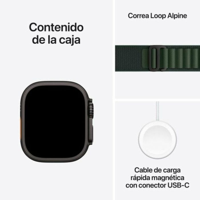 Smartwatch Apple Watch Ultra 2 MX4Q3TY/A Negro Verde 49 mm 1