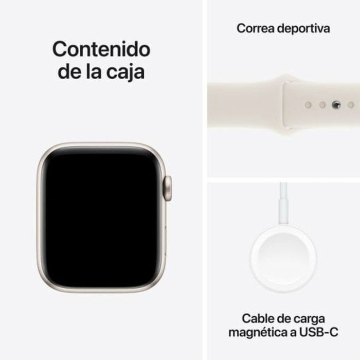 Smartwatch Apple MXEU3QL/A Blanco 44 mm 2