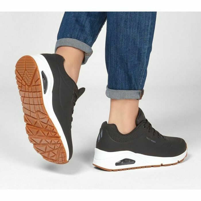 Zapatillas Deportivas Mujer Skechers UNO - Stand On Air Negro 1 Zapatillas Deportivas Mujer Skechers UNO - Stand On Air Negro 1