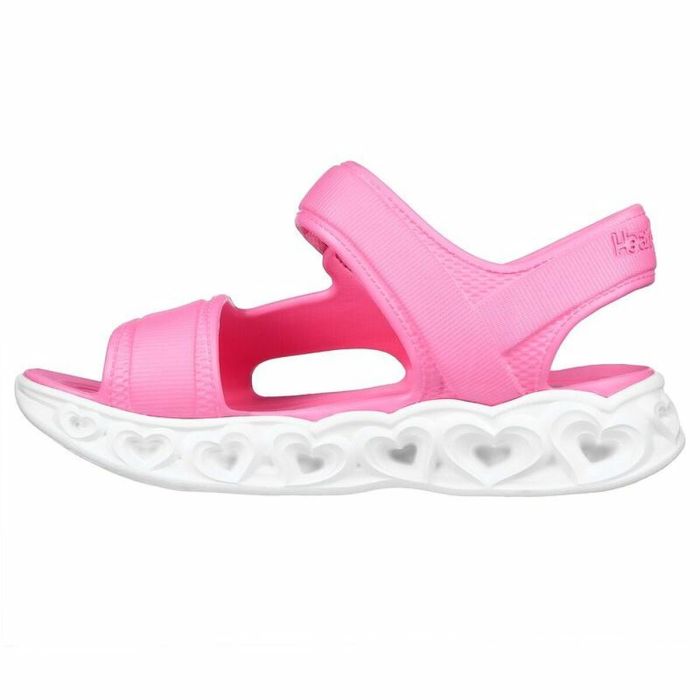 Sandalias Infantiles Skechers Lighted Molded Top Rosa 3