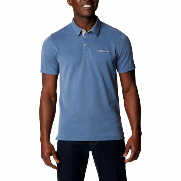 Polo de Manga Corta Hombre Columbia Nelson Point™ Añil