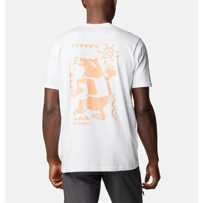 Camiseta de Manga Corta Hombre Columbia Explorers Canyon™ Blanco 1