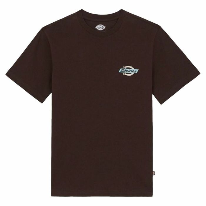 Camiseta de Manga Corta Hombre Dickies Ss Ruston Marrón M