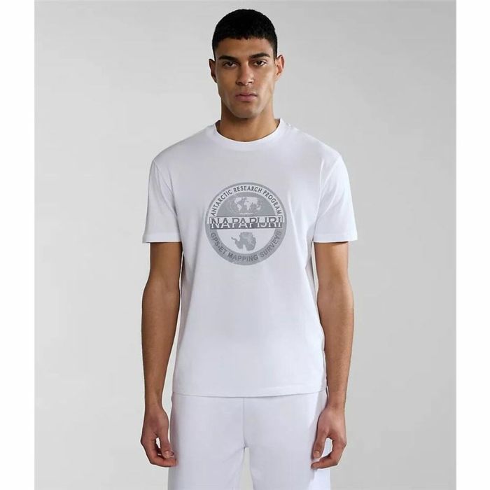 Camiseta Deportiva de Manga Corta Napapjiri S-Bollo Ss 1 Blanco 4