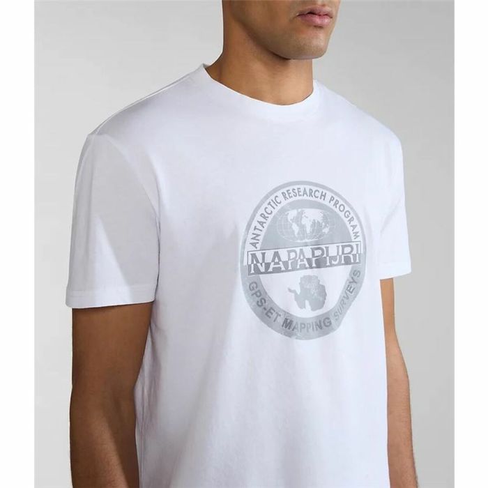 Camiseta Deportiva de Manga Corta Napapjiri S-Bollo Ss 1 Blanco 1