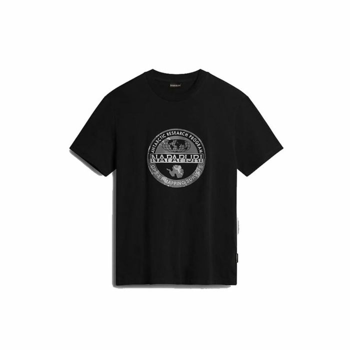 Camiseta de Manga Corta Hombre Napapjiri S-Bollo Negro