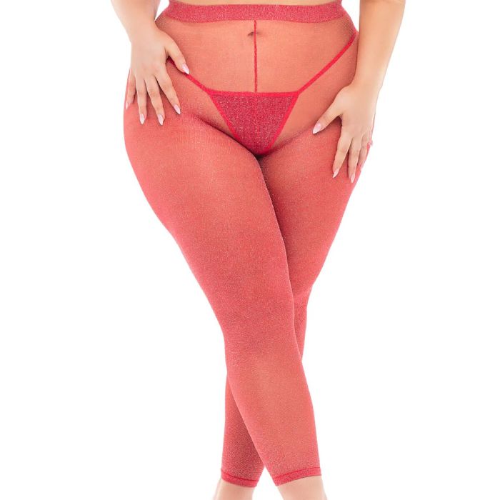 Conjunto de Lencería Pink Lipstick Rojo (XL) 4