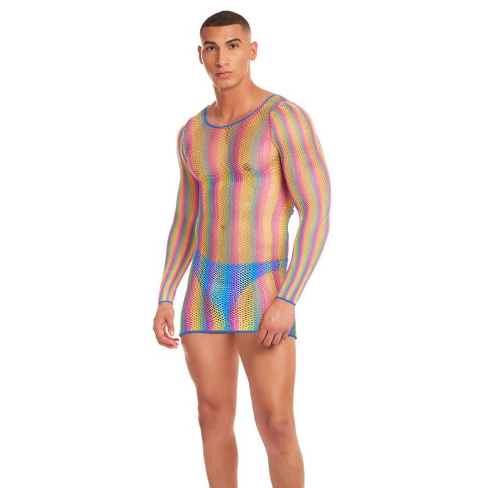 Conjunto de Lencería Rainbow Party Multicolor L/XL