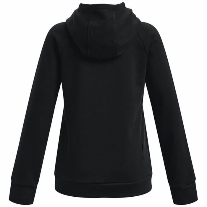 Sudadera con Capucha Niña Under Armour Rival Big Logo Negro 1