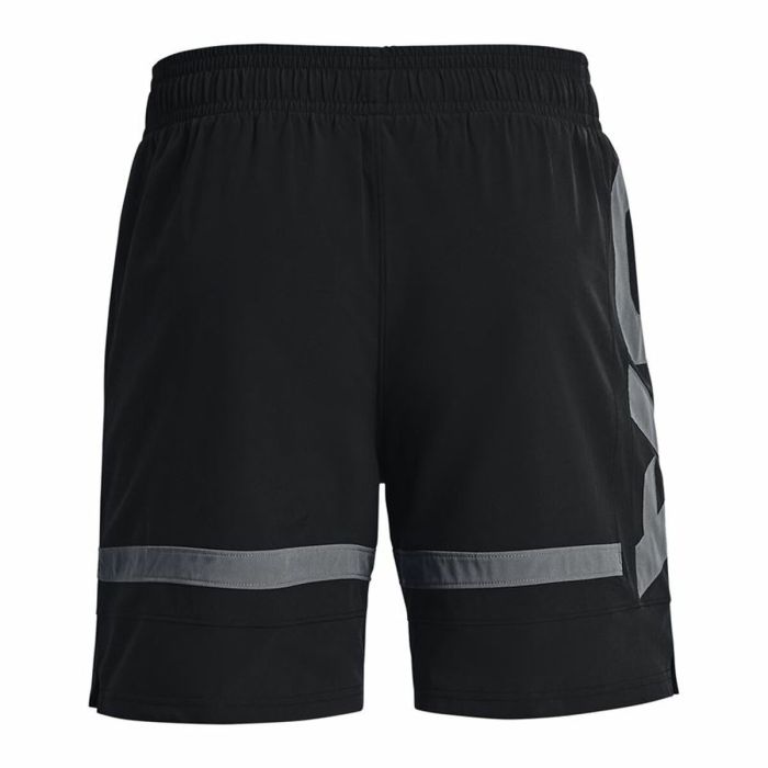 Pantalones Cortos de Baloncesto para Hombre Under Armour Baseline Negro 4