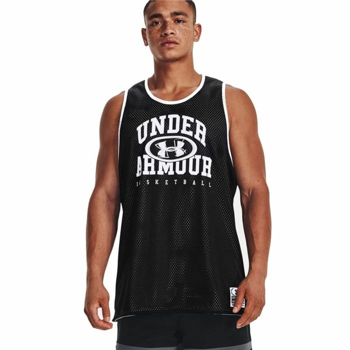 Camiseta de baloncesto Under Armour Baseline Negro 4