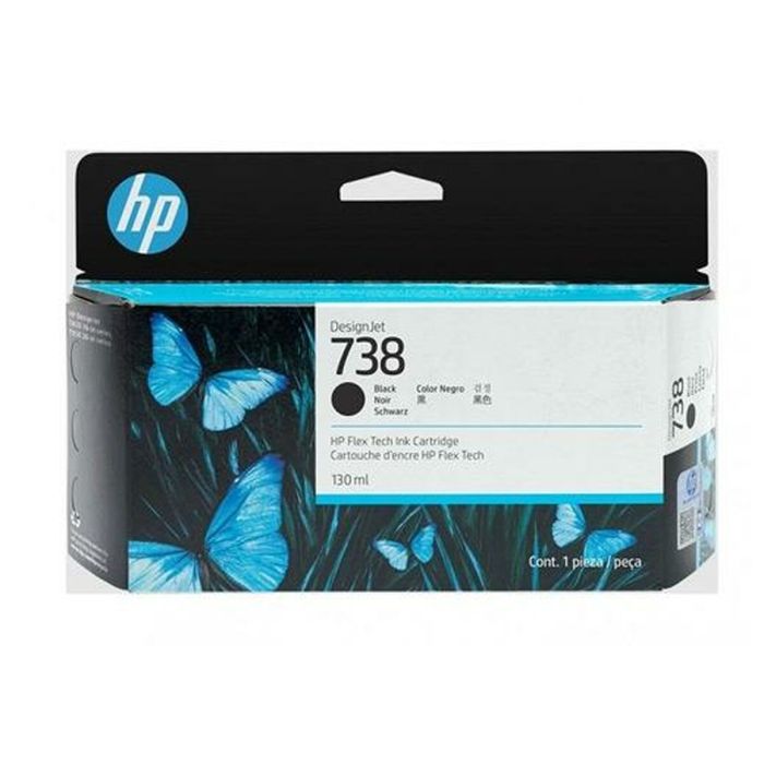 Hp Tinta Negro Designjet 738