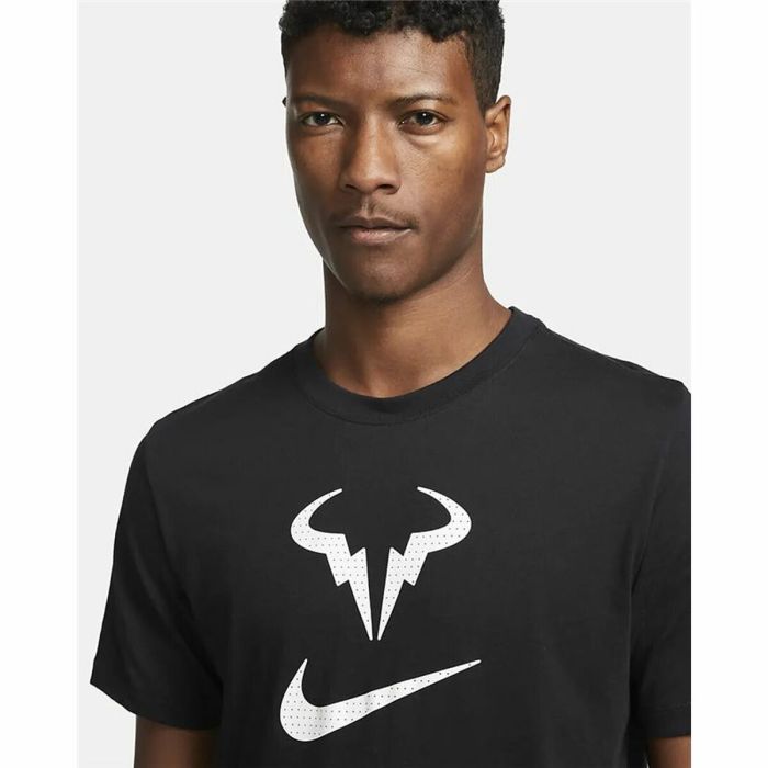 Camiseta de Manga Corta Hombre Nike Court Dri-FIT Rafa Negro 2