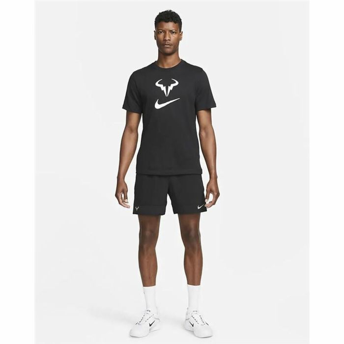 Camiseta de Manga Corta Hombre Nike Court Dri-FIT Rafa Negro 1