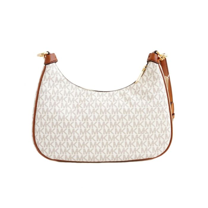 Bolso Mujer Michael Kors CORA-VANILLA Gris 27 x 21 x 7 cm 2