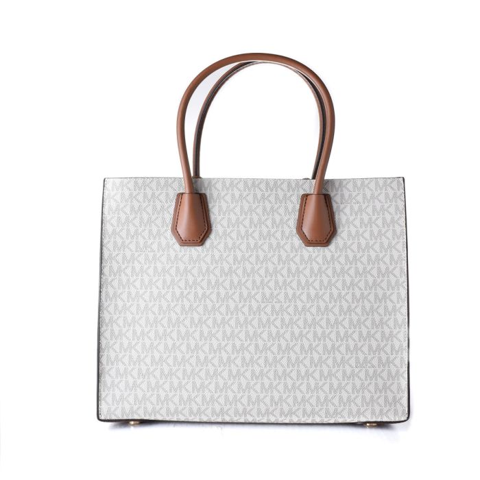 Bolso Mujer Michael Kors MERCER Gris 32 x 26 x 14 cm 2