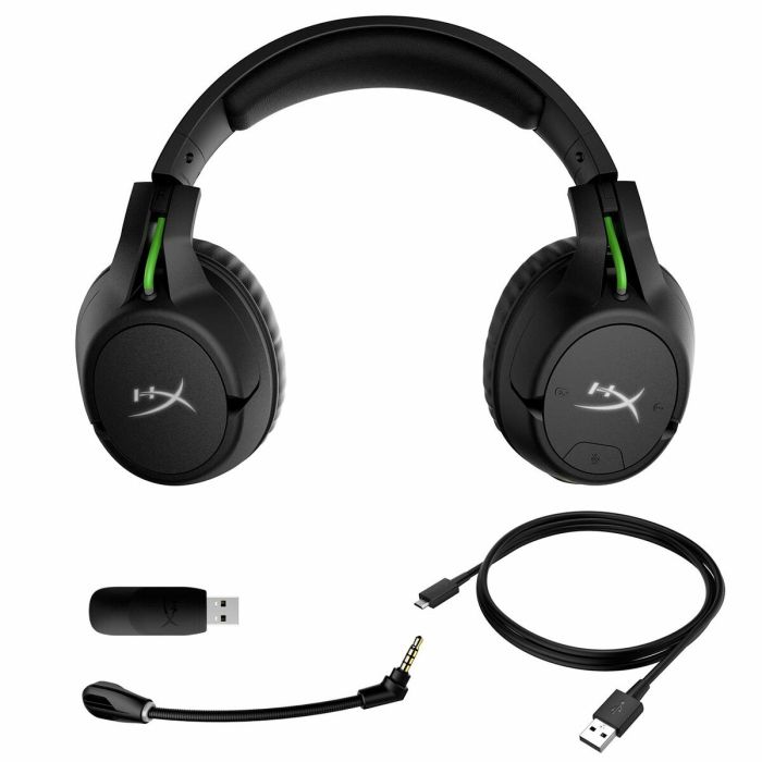 Auriculares con Micrófono Gaming Hyperx 4P5J6AA Negro/Verde 3