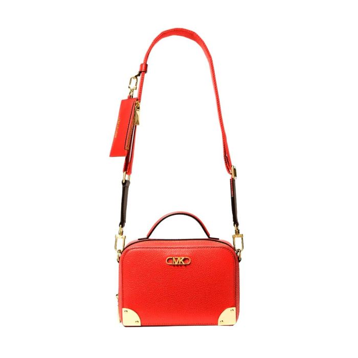 Bolso Mujer Michael Kors Estelle Rojo 21 x 14 x 7 cm 2