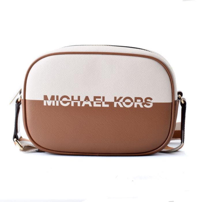 Bolso Bandolera Michael Kors JET SET TRAVEL Marrón 22 x 15 x 6 cm