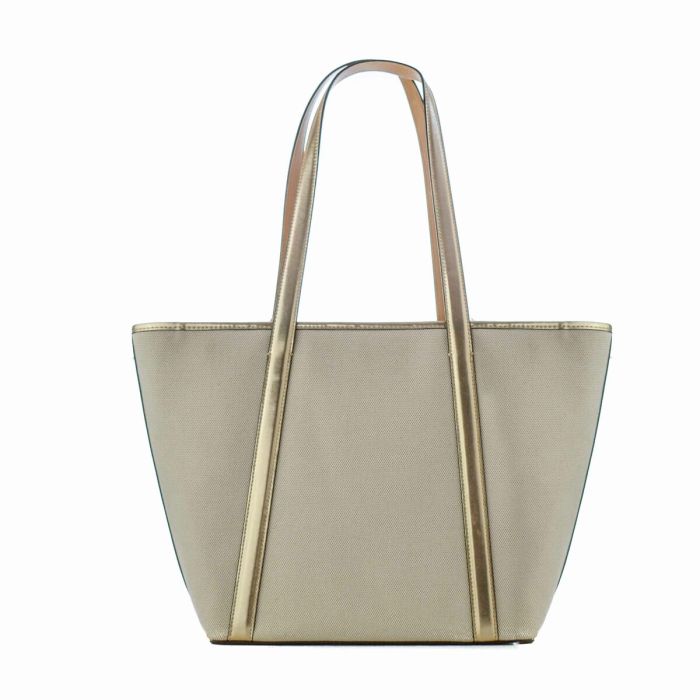 Bolso Mujer Michael Kors PRATT Dorado 29 x 28 x 12 cm 2