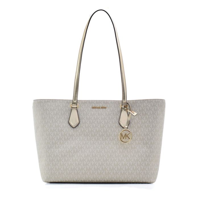 Bolso Mujer Michael Kors Sheila Beige 32 x 25 x 14 cm