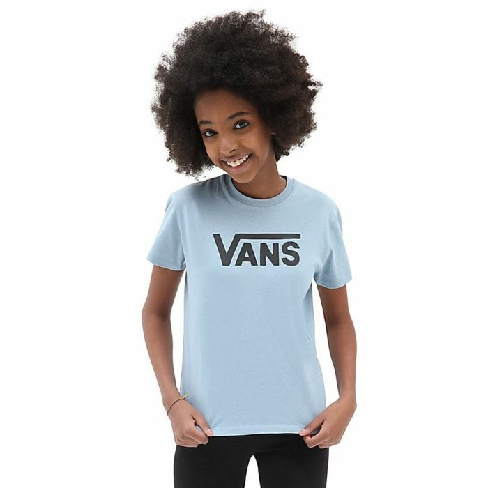 Camiseta de Manga Corta Infantil Vans Flying V Crew Azul 3