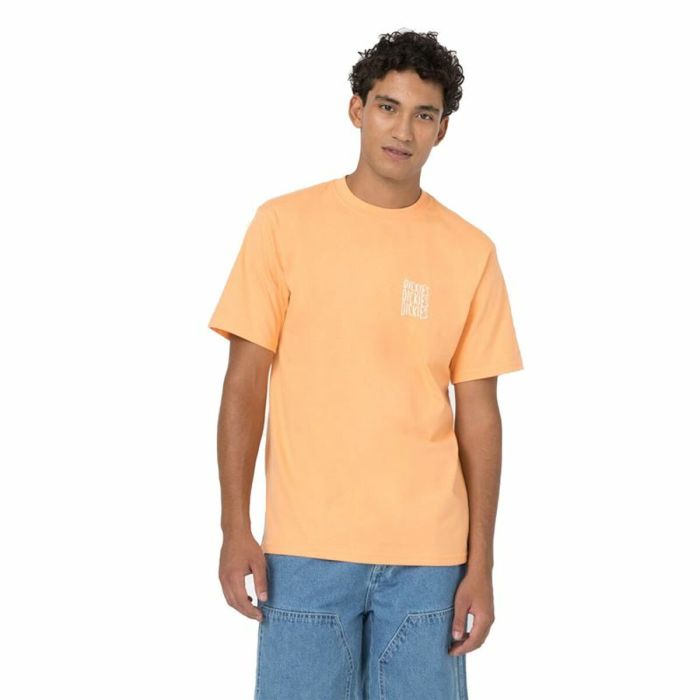 Camiseta de Manga Corta Dickies Creswell Naranja Hombre 3